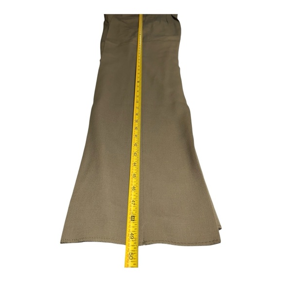 Men's LOUIS RAPHAEL Dark Khaki Flat Front Dress Pants Sz 33x47 NWT 100% wool - Picture 6 of 12